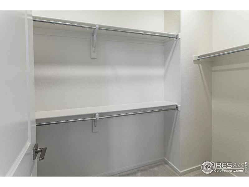 MASTER BEDROOM WALK IN CLOSET