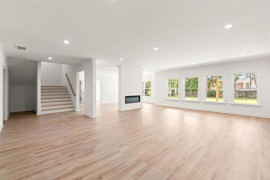 Spacious, unfurnished interior of a new home in , Marietta (Image 22).