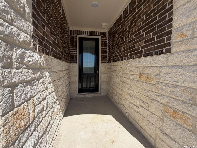 Exterior details and patio area of a home in The Wilder, Adkins (Image 4). Exterior details and patio area of a home in The Wilder, Adkins (Image 4).