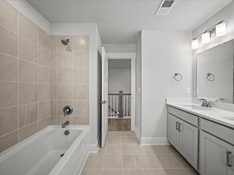 Furnished interior view inside a new home in Riverwood Farm, Piedmont (Image 10).