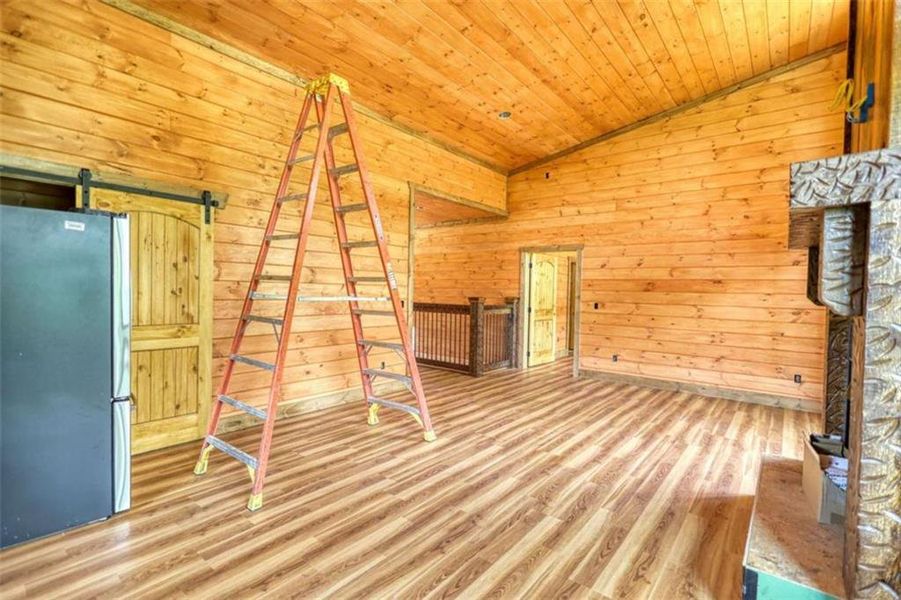In-progress construction of a new home in , Blue Ridge, GA (Image 34).