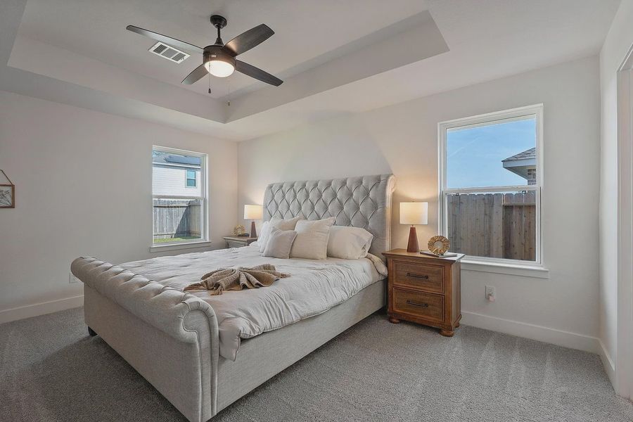 Furnished interior view inside a new home in Grand Oaks Reserve, Cleveland (Image 19).