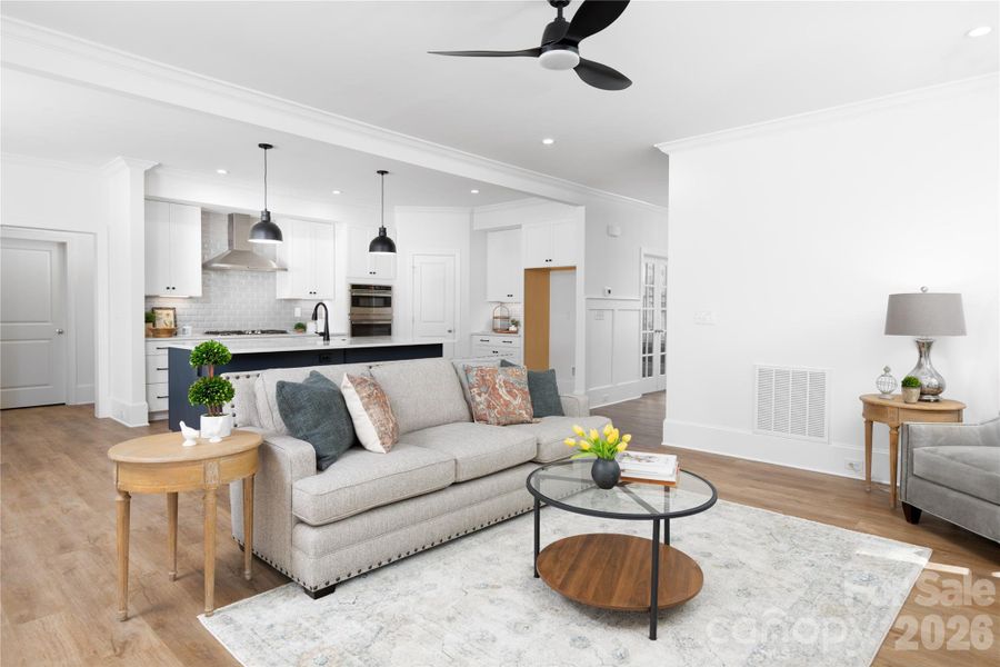 Furnished interior view inside a new home in , Sherrills Ford (Image 11).