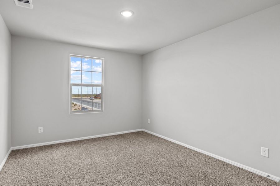 Representative unfurnished interior of a home built from the Shelby by D.R. Horton in Yukon Ridge, Odessa (Image 26). Representative unfurnished interior of a home built from the Shelby by D.R. Horton in Yukon Ridge, Odessa (Image 26).