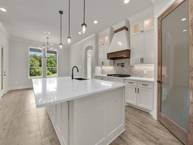 Furnished interior view inside a new home in , Weatherford (Image 17).
