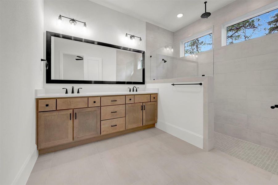 Furnished interior view inside a new home in The Woodlands Hills - Premier Collection, Willis (Image 3).