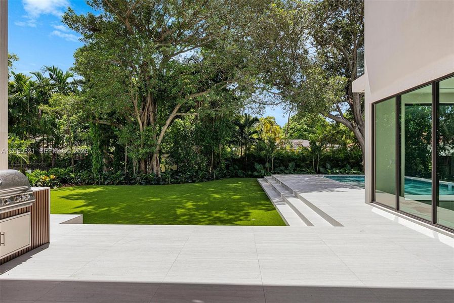Exterior details and patio area of a home in , Miami Shores (Image 45). Exterior details and patio area of a home in , Miami Shores (Image 45).