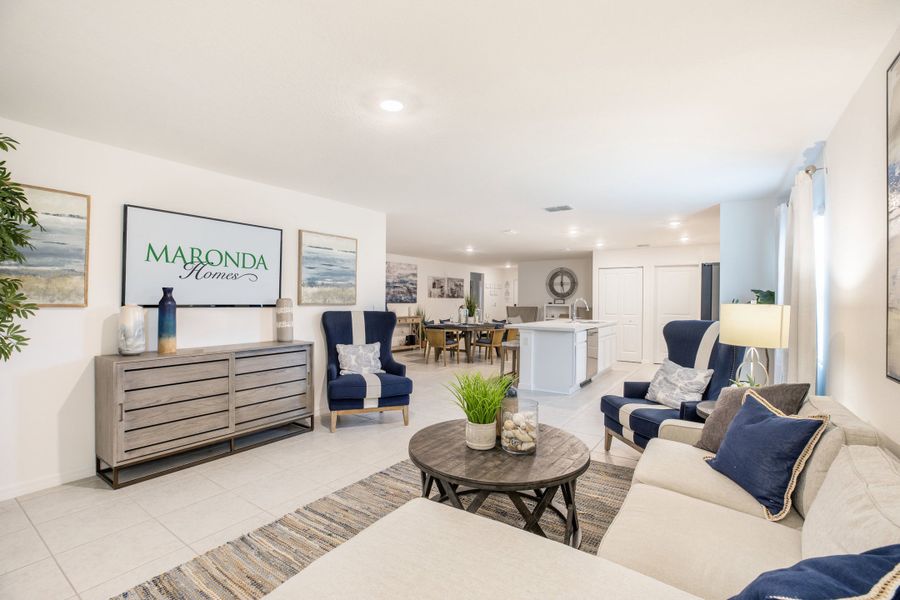 Representative furnished interior of a home built from the Marigold by Maronda Homes in Benton Hills, Brooksville (Image 9). Representative furnished interior of a home built from the Marigold by Maronda Homes in Benton Hills, Brooksville (Image 9).