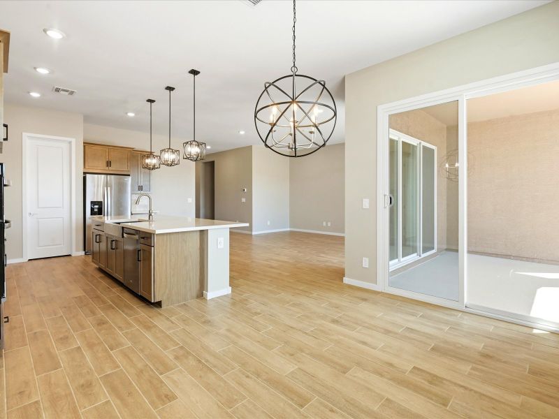 Furnished interior view inside a new home in Abel Ranch Signature Series, Goodyear (Image 6).