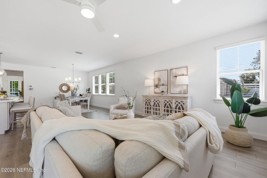 Furnished interior view inside a new home in Palm Coast Homes, Palm Coast (Image 33).