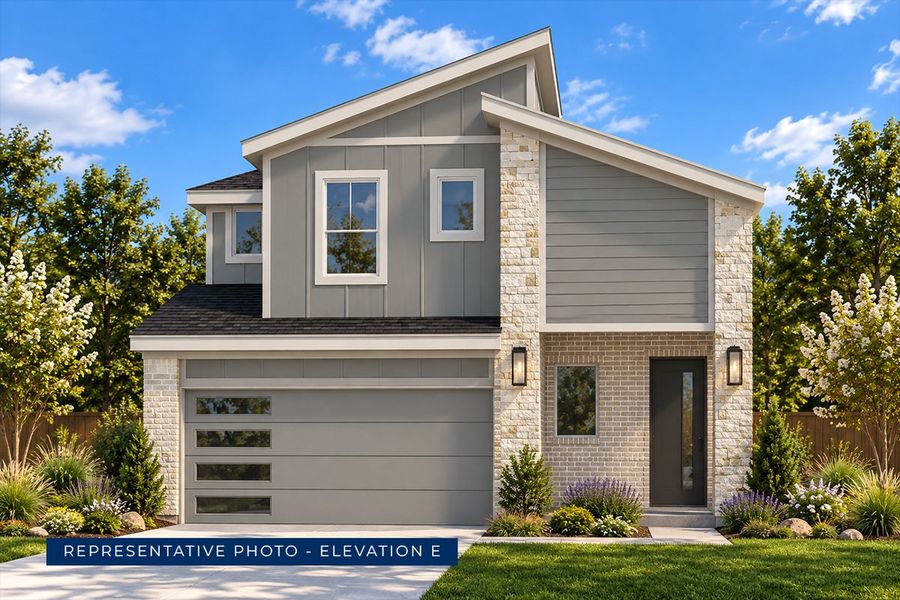 Representative exterior photo of a completed home built from the Jackson F by First Texas Homes in Oaklawn, Van Alstyne, TX (Image 12).