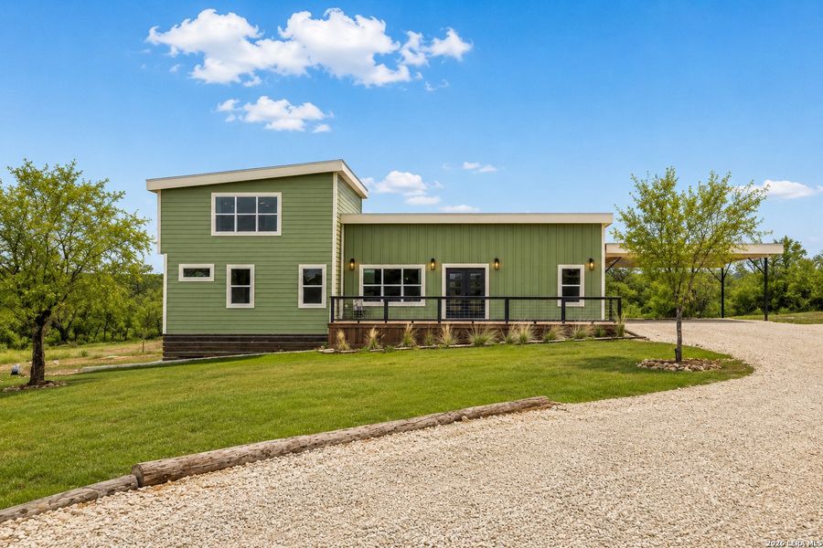 Exterior details and patio area of a home in , Castroville (Image 32).