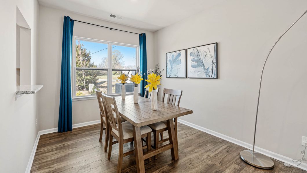 Furnished interior view inside a new home in Tanglewood Townes, Greenville (Image 10).