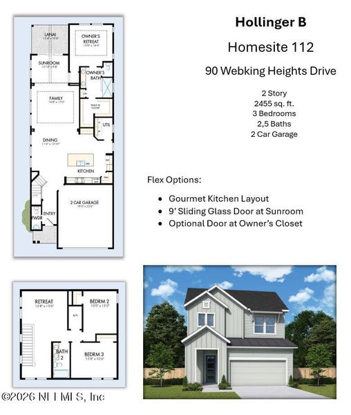 2D floor plan layout of this home in , St. Augustine, FL (Image 2). 2D floor plan layout of this home in , St. Augustine, FL (Image 2).