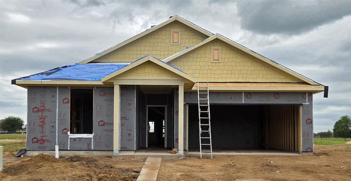 In-progress construction of a new home in Mustang Meadows, Waller, TX (Image 15).