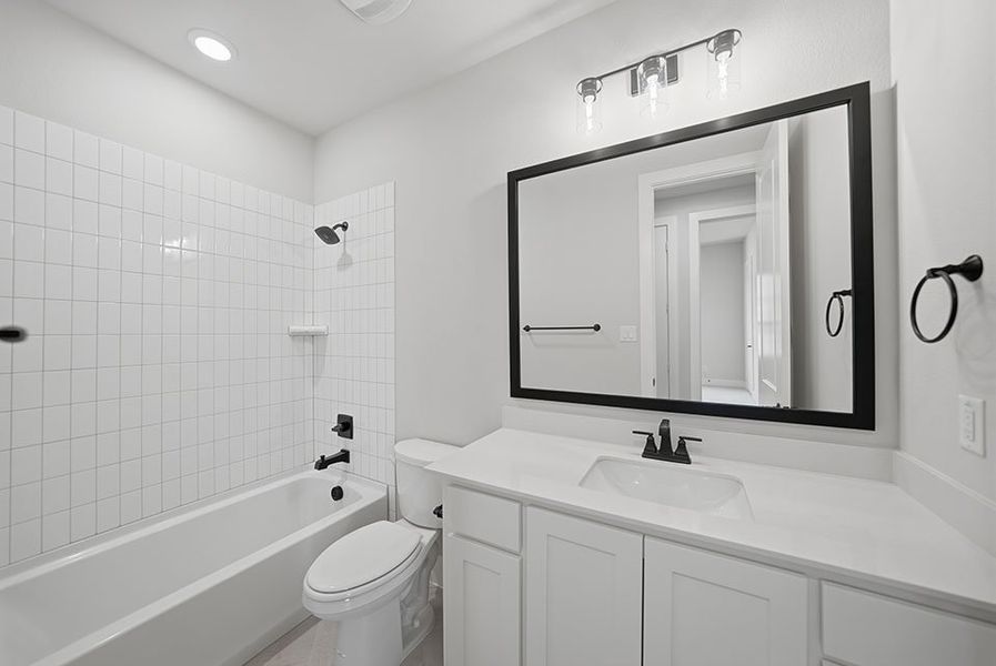Furnished interior view inside a new home in The Homestead - 62', Rockwall (Image 6).