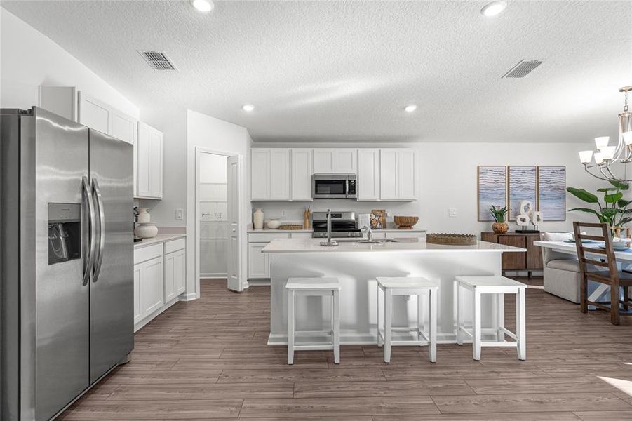 Furnished interior view inside a new home in Tara Forest East, Alachua (Image 27).
