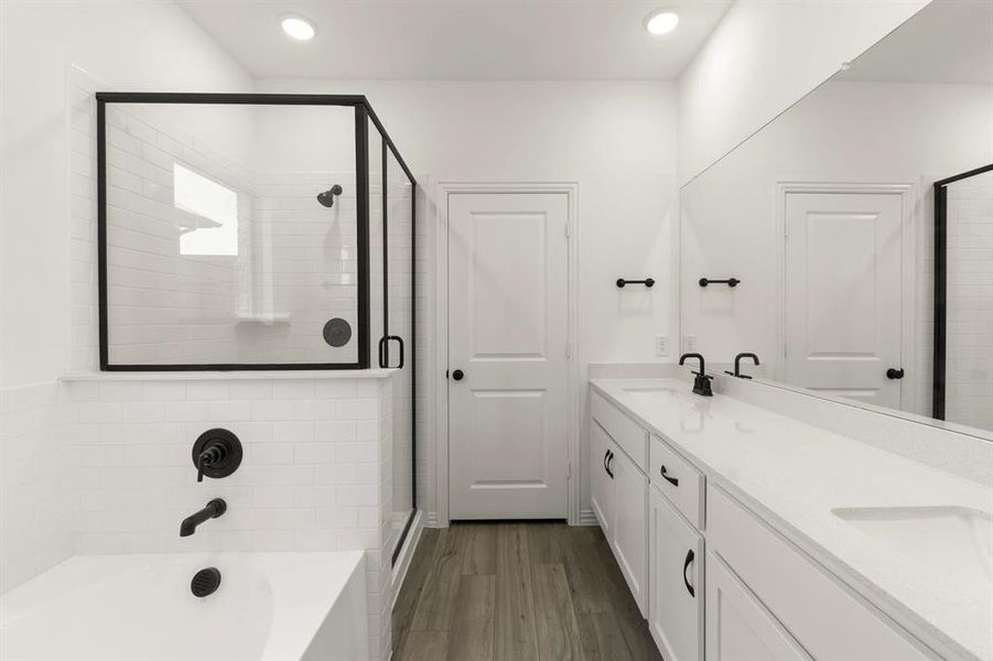 Furnished interior view inside a new home in Devonshire 40s, Forney (Image 7).