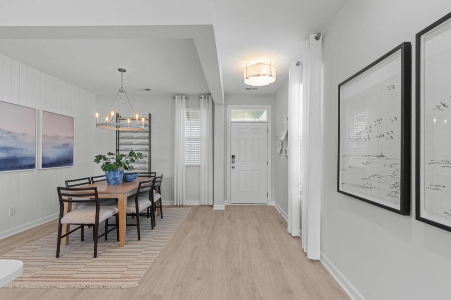 Representative furnished interior of a home built from the The Orchid by Chesapeake Homes in Coastal Club of the Carolinas, Calabash (Image 26).
