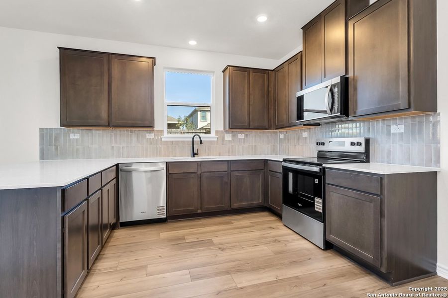 Furnished interior view inside a new home in Knox Ridge, Converse (Image 5).