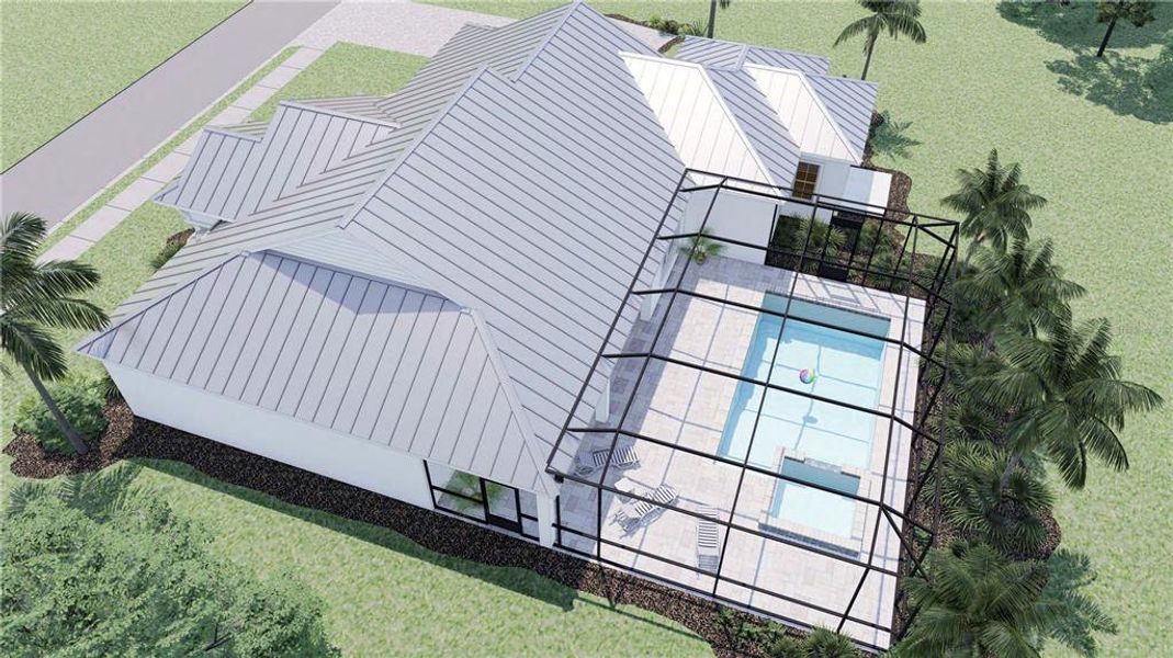 Front exterior of a new home in , Sarasota, FL, highlighting curb appeal (Image 17). Front exterior of a new home in , Sarasota, FL, highlighting curb appeal (Image 17).