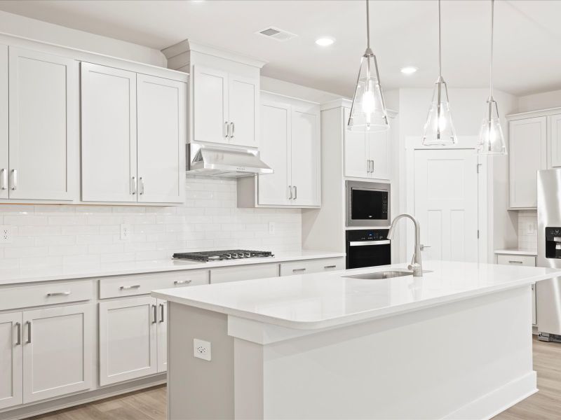 Furnished interior view inside a new home in Cedar Shoals - Signature Collection, Piedmont (Image 3).