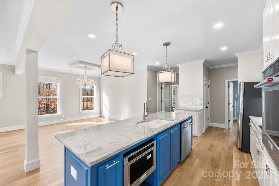 Furnished interior view inside a new home in , Belmont (Image 6).