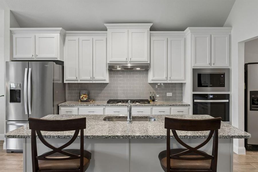 Furnished interior view inside a new home in Timberbrook, Justin (Image 8).
