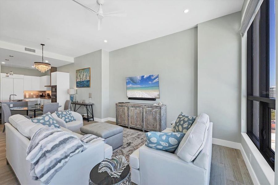 Furnished interior view inside a new home in , Sarasota (Image 22).