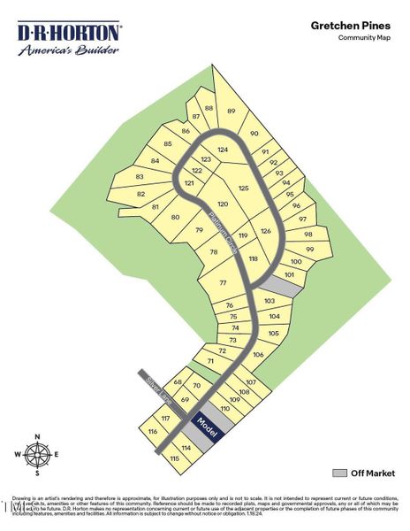 Gretchen Pines Site Map