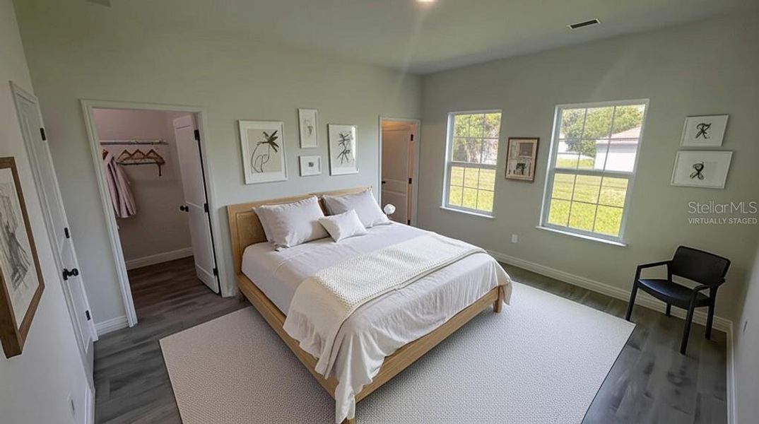 Primary Bedroom - Virtually Staged Primary Bedroom - Virtually Staged