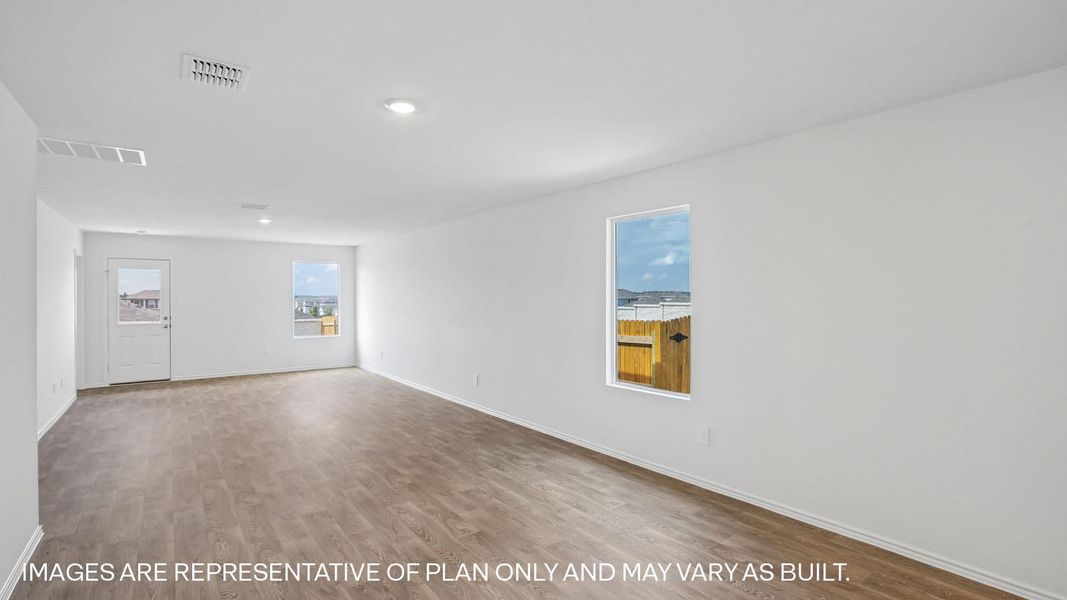 Spacious, unfurnished interior of a new home in Prairie Lakes, Buda (Image 11).