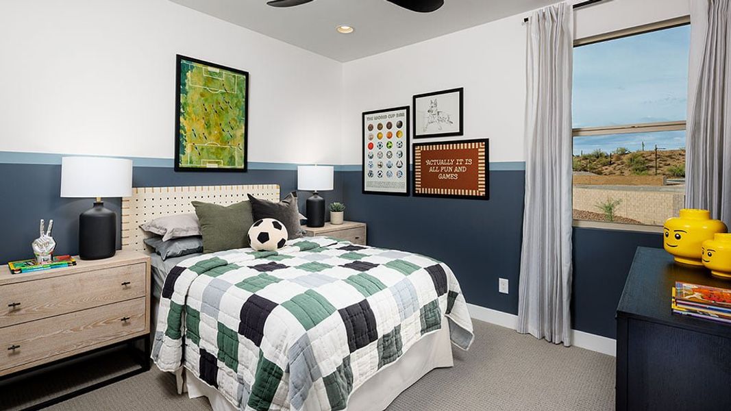 Representative furnished interior of a home built from the Victory by Taylor Morrison in Saddleback, Peoria (Image 20).