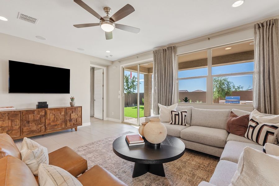 Furnished interior view inside a new home in Artisan at Asante, Surprise (Image 13).