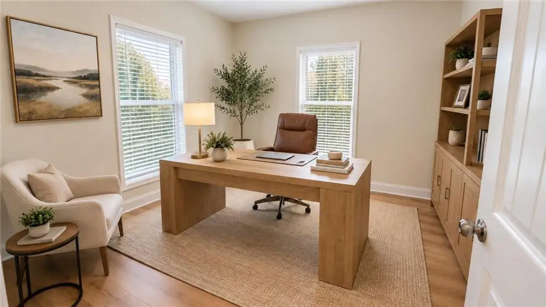 Furnished interior view inside a new home in , Blairsville (Image 7). Furnished interior view inside a new home in , Blairsville (Image 7).