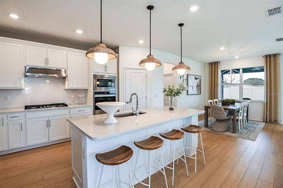 Furnished interior view inside a new home in Twisted Oaks, Wildwood (Image 9). Furnished interior view inside a new home in Twisted Oaks, Wildwood (Image 9).