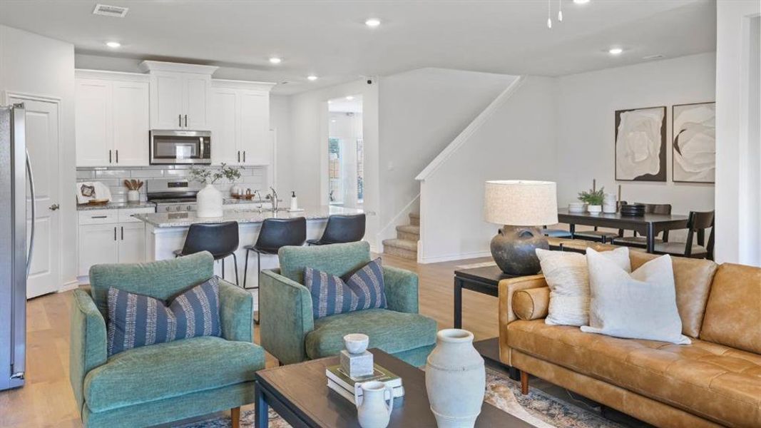 Furnished interior view inside a new home in The Preserve at Forum, Grand Prairie (Image 3).