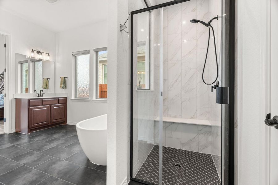 Furnished interior view inside a new home in Santa Rita Ranch, Liberty Hill (Image 6).
