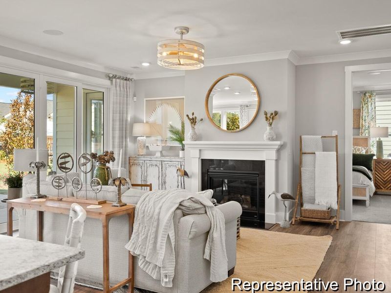 Furnished interior view inside a new home in , Ravenel (Image 5). Furnished interior view inside a new home in , Ravenel (Image 5).