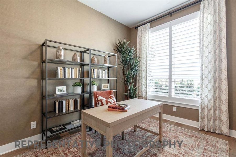 Furnished interior view inside a new home in Wildflower Ranch, Dish (Image 14).