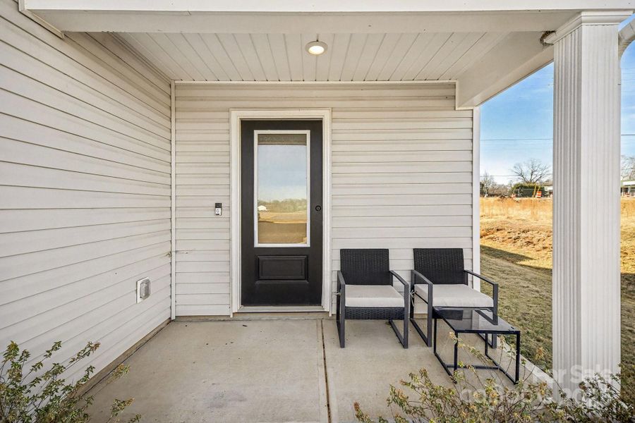 Exterior details and patio area of a home in , Shelby (Image 3).