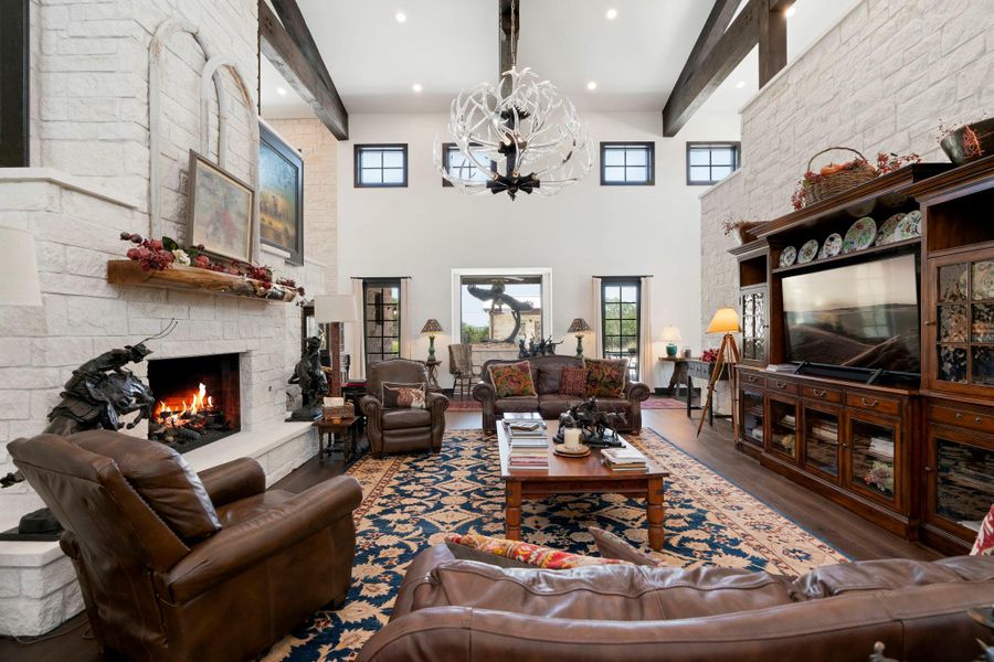 Furnished interior view inside a new home in , Dripping Springs (Image 10). Furnished interior view inside a new home in , Dripping Springs (Image 10).