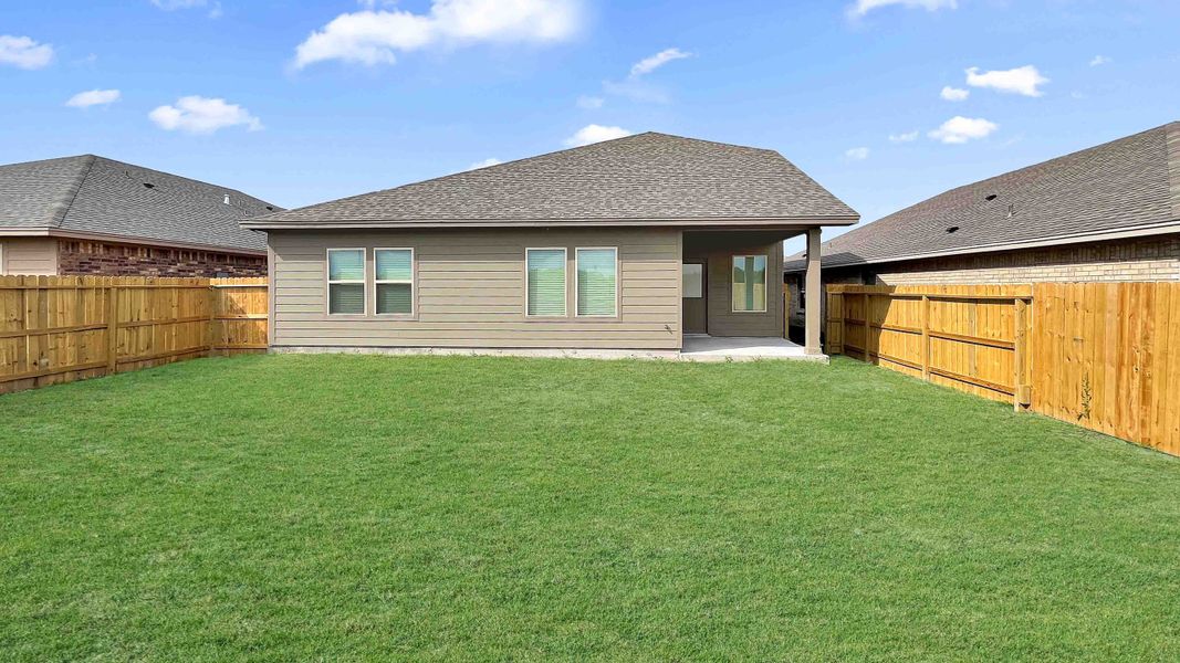 Exterior details and patio area of a home in Rancho Vista, Corpus Christi (Image 2). Exterior details and patio area of a home in Rancho Vista, Corpus Christi (Image 2).