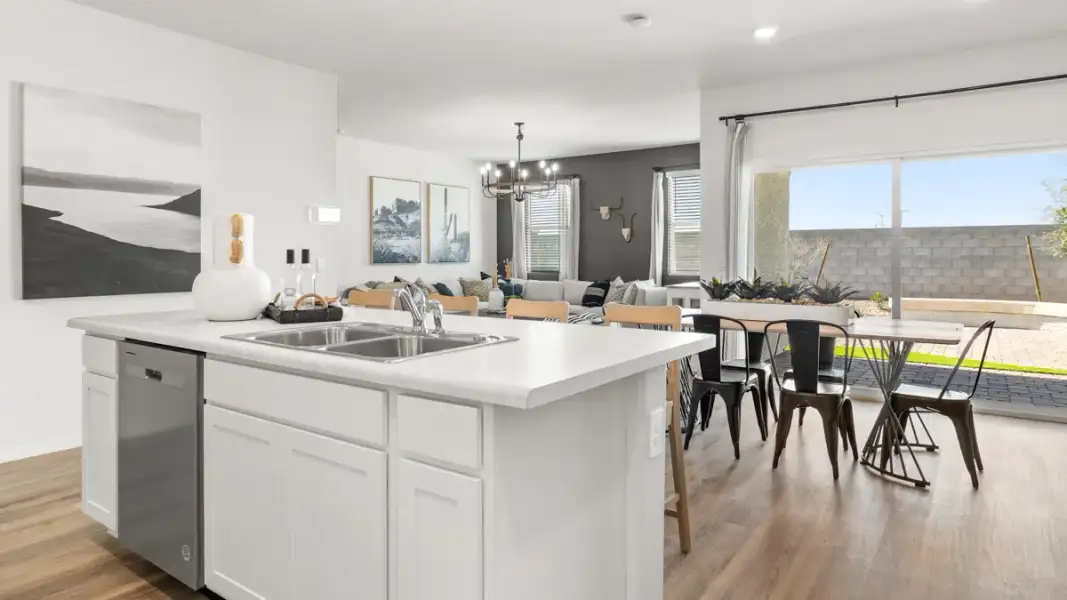 Furnished interior view inside a new home in Rio Rancho Estates, Wittmann (Image 29).