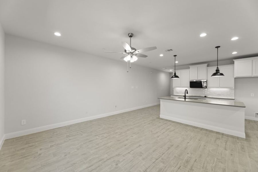 Front exterior of a new home in Sereno Oaks at Buckner Terrace, Dallas, TX, highlighting curb appeal (Image 12). Front exterior of a new home in Sereno Oaks at Buckner Terrace, Dallas, TX, highlighting curb appeal (Image 12).