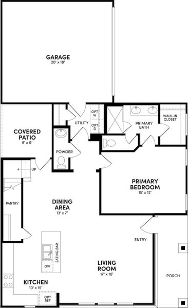 View of home floor plan