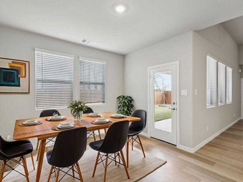Furnished interior view inside a new home in Parks at Foster Crossing - Premier Series, Anna (Image 5).