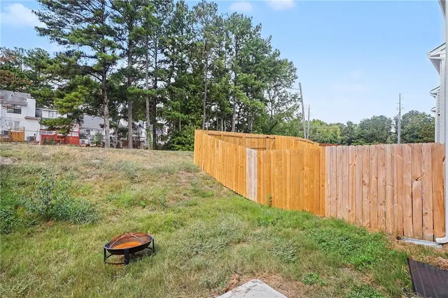 Exterior details and patio area of a home in , Atlanta (Image 28).
