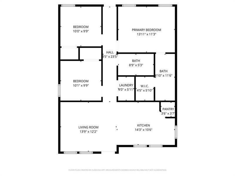 2D floor plan layout of this home in , Waco, TX (Image 5).