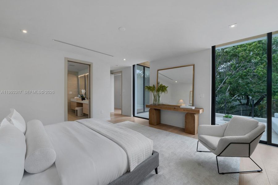 Furnished interior view inside a new home in , Miami (Image 41).